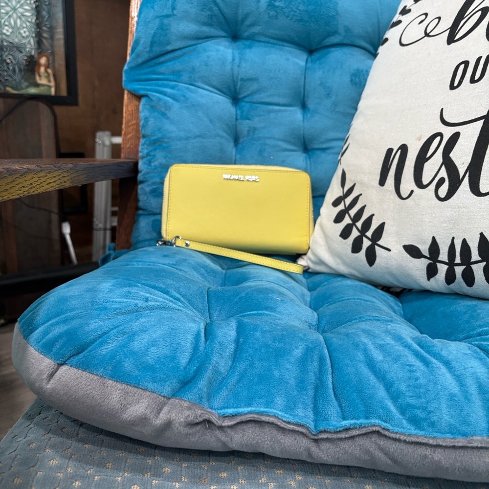 Michael Kors Yellow Accent Pillow
